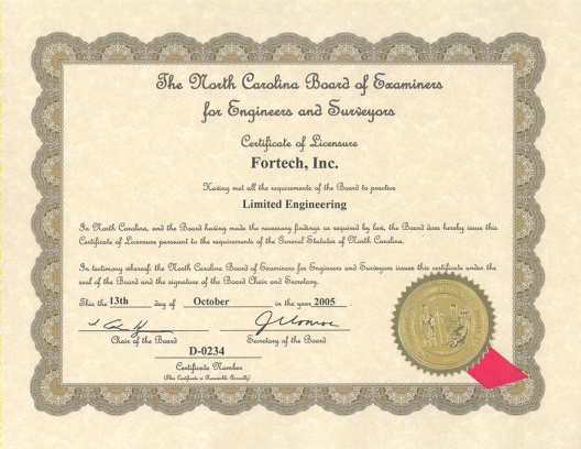 Fortech Engineering Certification