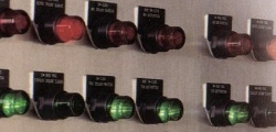Pilot Lights on Control Panel.